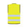 Chaleco reflectante ligero unisex CO² Neutral. Color amarillo.