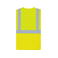 Chaleco reflectante malla transpirable unisex Mesh Vest. Color amarillo.