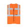 Chaleco reflectante malla transpirable unisex Mesh Vest. Color naranja.