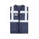 Chaleco reflectante malla transpirable unisex Mesh Vest. Color azul marino.