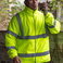 Chaqueta polar de alta visibilidad clase 3 unisex Fleece-Jacket. .