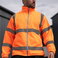 Chaqueta polar de alta visibilidad clase 3 unisex Fleece-Jacket. .