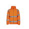 Chaqueta polar de alta visibilidad clase 3 unisex Fleece-Jacket. Color naranja.