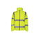 Chaqueta polar de alta visibilidad clase 3 unisex Fleece-Jacket. Color amarillo.