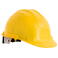 Casco de obra de alta calidad Premium. Color amarillo.