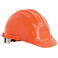 Casco de obra de alta calidad Premium. Color naranja.