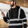 Sudadera con capucha de alta visibilidad clase 3 unisex Hoody. .