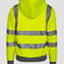 Sudadera con capucha de alta visibilidad clase 3 unisex Hoody. Color amarillo.