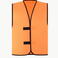 Chaleco reflectante con identificador unisex Identification vest. Color naranja.