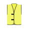 Chaleco reflectante con identificador unisex Identification vest. Color amarillo.