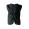 Chaleco reflectante con identificador unisex Identification vest. Color negro.