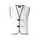 Chaleco reflectante con identificador unisex Identification vest. Color blanco.