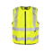 Chaleco reflectante unisex Motorcycle Vest. Color amarillo.