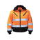 Chaqueta piloto invierno 4 en 1 unisex Oslo. Color naranja.