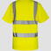Polo de alta visibilidad unisex Hi-Viz. Color amarillo.