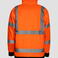 Chaqueta de invierno de alta visibilidad clase 3 unisex Raining Jacket. Color naranja.