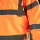 Chaqueta de alta visibilidad con capucha clase 3 unisex Kaunas. .
