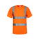 Camiseta de alta visibilidad unisex Hi-Viz. Color naranja.