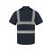 Camiseta de alta visibilidad unisex Hi-Viz. Color azul marino.