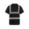 Camiseta de alta visibilidad unisex Hi-Viz. Color negro.