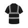 Camiseta de alta visibilidad unisex Hi-Viz. Color negro.