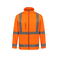 Chaqueta softshell de alta visibilidad unisex Hi-Viz. Color naranja.