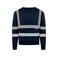 Sudadera de alta visibilidad clase 3 unisex Sweatshirt. Color azul marino.