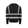 Sudadera de alta visibilidad clase 3 unisex Sweatshirt. Color negro.