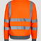 Sudadera de alta visibilidad clase 3 unisex Sweatshirt. Color naranja.