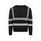 Sudadera de alta visibilidad clase 3 unisex Sweatshirt. Color negro.