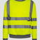 Sudadera de alta visibilidad clase 3 unisex Sweatshirt. Color amarillo.