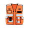 Chaleco reflectante unisex. Color naranja.