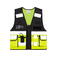 Chaleco reflectante unisex. Color amarillo/negro.