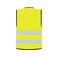 Chaleco reflectante unisex Basic Vest. Color amarillo.