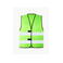 Chaleco reflectante unisex Basic Vest. Color verde neón.