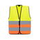 Chaleco reflectante unisex Basic Vest. Color amarillo/naranja.