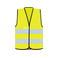 Chaleco reflectante unisex Basic Vest. Color amarillo.