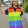 Chaleco arcoiris unisex Pride. .