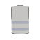 Chaleco reflectante unisex Cologne. Color ceniza.