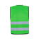 Chaleco reflectante unisex Cologne. Color verde.