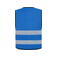 Chaleco reflectante unisex Cologne. Color azul.