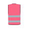 Chaleco reflectante unisex Cologne. Color rosa neón.