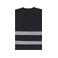 Chaleco reflectante unisex Cologne. Color negro.