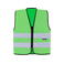 Chaleco reflectante unisex Cologne. Color verde.
