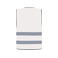 Chaleco reflectante ligero unisex Passau. Color blanco.