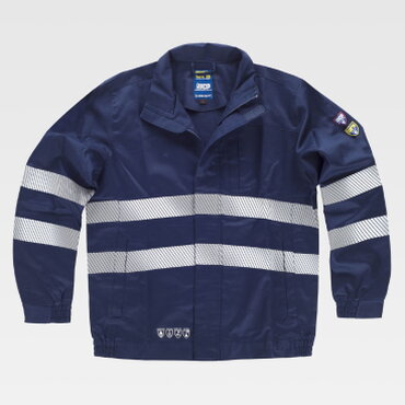 Cazadora ignífuga, antiestática con reflectantes unisex B1177