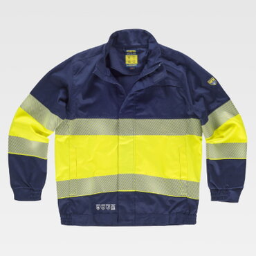 Cazadora alta visibilidad ignífuga, antiestática unisex B1182