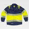Cazadora alta visibilidad ignífuga, antiestática unisex B1184. Color azul marino/amarillo a. V..