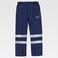 Pantalón ignífugo, antiestático con reflectantes unisex B1477. Color azul marino.