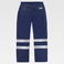 Pantalón ignífugo, antiestático con reflectantes unisex B1477. Color azul marino.